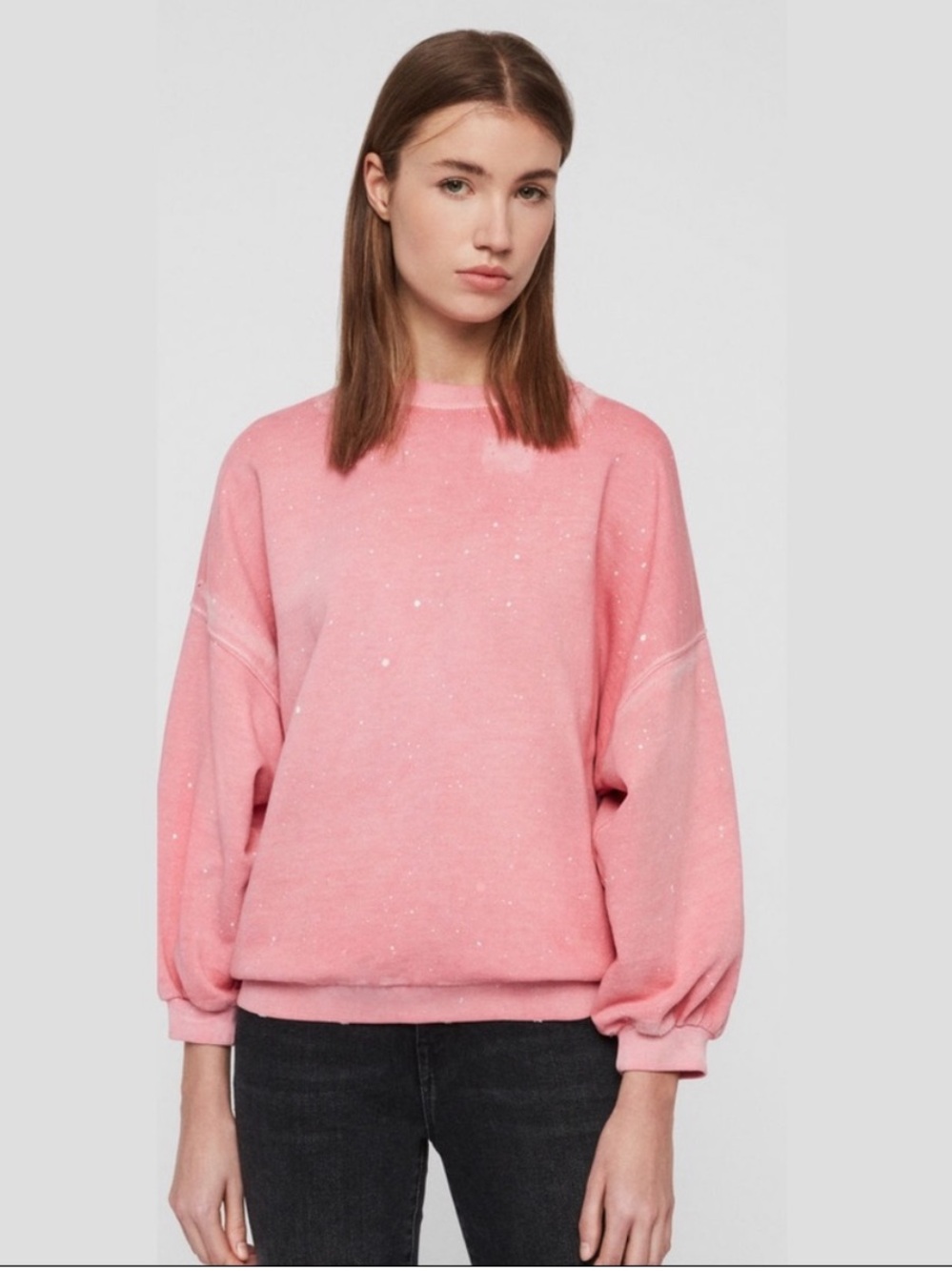 All Saints Storn Splash Crewneck Sweater